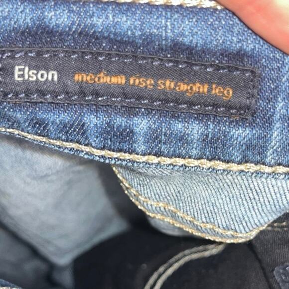 Citizens of Humanity Elson Jeans Womens Size 25 Medium Rise Straight Leg - Picture 7 of 14